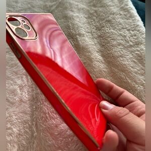 USED iPhone 11 (Unisex) Twistable Red Plastic Case (Squared Cases)